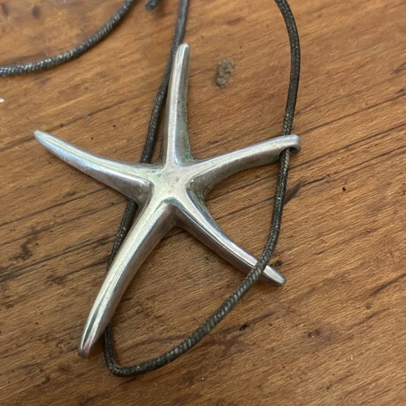 Authentic Tiffany oversized Starfish pendant large size.  pendant only. - Picture 5 of 6